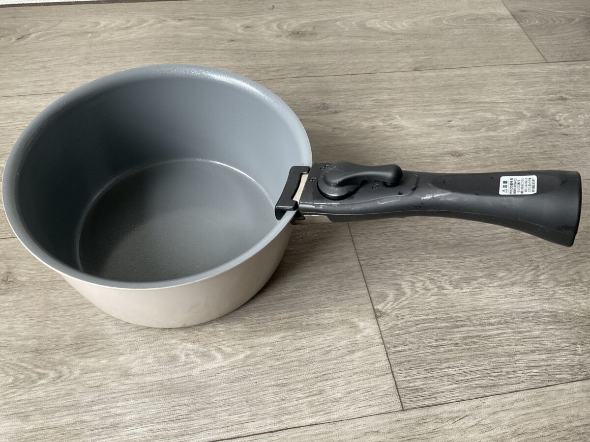一人暮らしのパスタ調理にも使える専用取っ手付き20cm鍋